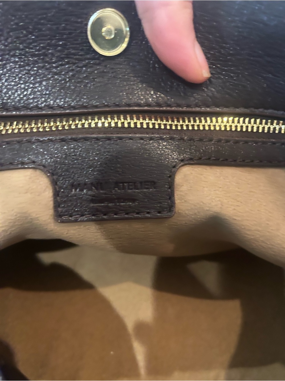 Manu Atelier Le Cambon 35 Satchel in Deep Brown - Picture 11 of 14
